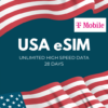 t-mobile usa esim 28 days